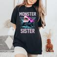 Shark Monster Truck Sister Monster Truck Are My Jam Truck Women's Oversized Comfort T-Shirt Black