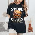 S'more Of Jesus Less Of Me Christian Quotes Camping Women's Oversized Comfort T-Shirt Black S'more Of Jesus Less Of Me Christian Quotes Camping Women's Oversized Comfort T-Shirt Black