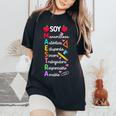 Soy Maestra De Español Spanish Teacher Bilingual Teacher Women's Oversized Comfort T-Shirt Black