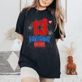 Spider Web Thirn 13 Years Old It's My 13Th Birthday Girl Women's Oversized Comfort T-Shirt Black