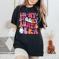 In My Spooky Auntie Era Auntie Halloween Spooky Aunt Women's Oversized Comfort T-Shirt Black