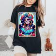Tarot Card Dia De Los Muertos Woman Catrina Day Of The Dead Women's Oversized Comfort T-Shirt Black