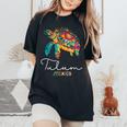 Tulum Mexico Sea Turtle Tulum Women's Oversized Comfort T-Shirt Black