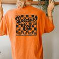 Retro Special Education Dream Team Back To School Women Women's Oversized Comfort T-Shirt Back Print Yam