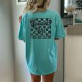 Retro Special Education Dream Team Back To School Women Women's Oversized Comfort T-Shirt Back Print Chalky Mint