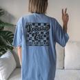 Retro Special Education Dream Team Back To School Women Women's Oversized Comfort T-Shirt Back Print Blue Jean