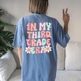 In My Third Grade Era 3Rd Grade Girl Teacher Back To School Women's Oversized Comfort T-Shirt Back Print Blue Jean