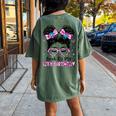 Bruh It's My 12Th Birthday 12 Year Old Birthday For Girl Women's Oversized Comfort T-Shirt Back Print Moss