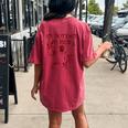 It's Okay It's Not My Blood Scary Halloween Bloody Women Women's Oversized Comfort T-Shirt Back Print Crimson