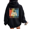 19 Anni Compleanno Maschio Ragazza Decorazioni Regali Gamer Felpa con cappuccio oversize da donna con stampa posteriore Black