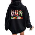 Ballet Dancer Christmas Dance Merry Dancemas Teacher Women Oversized Hoodie Back Print Black