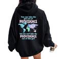 Donne Di Providence Ragazza Di Providence Felpa con cappuccio oversize da donna con stampa posteriore Black