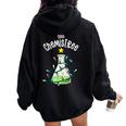 Science Teacher Oh Chemistree Chemistry Christmas Women Oversized Hoodie Back Print Black