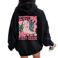 Howdy First Grade 1St Grade Teacher Western Cowboy Cowgirls Women Oversized Hoodie Back Print Black
