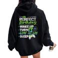 Il Mio Perfetto 13° Compleanno 13° Anni Ragazzo Ragazza Ragazza Gioco Felpa con cappuccio oversize da donna con stampa posteriore Black