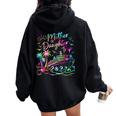 Mother Daughter Trip 2024 Cruise Mom Daughter Matching Women Oversized Hoodie Back Print Black