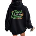 Piante Orto Giardiniere Giardino Regalo Donne Felpa con cappuccio oversize da donna con stampa posteriore Black
