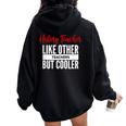 History Teacher History Teacher Es Hombres Women Oversized Hoodie Back Print Black