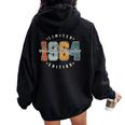 Vintage 1964 60Th Birthday Retro 60 Year Old For Women Women Oversized Hoodie Back Print Black