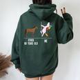 60° Compleanno Unicorno Divertente 60 Anni Altro Me Donne Felpa con cappuccio oversize da donna con stampa posteriore Forest