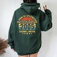 Agosto 2005 19 Anni Compleanno Ragazza Ragazzo 2005 Felpa con cappuccio oversize da donna con stampa posteriore Forest