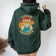 Annuncio Gravidanza Neo Papà Loading Futuro Gamer Mamma 2023 Felpa con cappuccio oversize da donna con stampa posteriore Forest