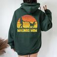 Belgian Malinois Mom Maligator Mama Women Oversized Hoodie Back Print Forest