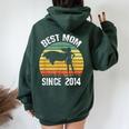 Best Mom Since 2014 Hero Super Mother Birthday Retro Vintage Women Oversized Hoodie Back Print Forest Best Mom Since 2014 Hero Super Mother Birthday Retro Vintage Women Oversized Hoodie Back Print Forest