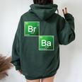 Bromine Barium Per Uomini Donne E Bambini Felpa con cappuccio oversize da donna con stampa posteriore Forest