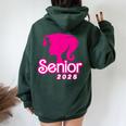 Class Of 2025 Senior Seniors 2025 Girl Womens Women Oversized Hoodie Back Print Forest