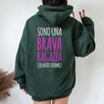 Donna Sono Una Brava Ragazza Magliette Divertenti Donna Con Collo A Felpa con cappuccio oversize da donna con stampa posteriore Forest