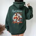 Donneere Cavalcano Uomini Cheanno In Moto Donna Moto Felpa con cappuccio oversize da donna con stampa posteriore Forest