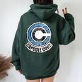 Dragon Capsule Ball Corp Per Donne E Uomini Felpa con cappuccio oversize da donna con stampa posteriore Forest