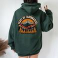 Feast Of Tabernacles Park City Utah Rock Valley Christian Women Oversized Hoodie Back Print Forest