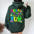 80'S Girls Just Wanna Have Fun 1980S Girl Women Women Oversized Hoodie Back Print Forest