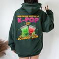 K-Pop Et Bubble Tea Japon Culture Pays Homme Cadeau Women Oversized Hoodie Back Print Forest