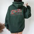 Le Ragazzeogliono Solo Avere Una Scelta Professionale Per I Diritti Umani Fondamentali Felpa con cappuccio oversize da donna con stampa posteriore Forest