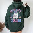 Night Shift Crew Night Shift Nurse Halloween Women Oversized Hoodie Back Print Forest