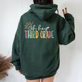 Oh Hey Third Cute 3Rd Grade Team Women Oversized Hoodie Back Print Forest