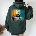 Parkour Freerunning Regalo Per Uomini Ragazzi Donne Bambini Felpa con cappuccio oversize da donna con stampa posteriore Forest