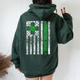 Pediatric Nurse Picu Pediatric Nursing Pediatrics Peds Nurse Felpa con cappuccio oversize da donna con stampa posteriore Forest