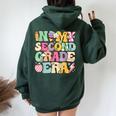 In My Second Grade Era Hello 2Nd Grade Back To School Women Oversized Hoodie Back Print Forest
