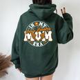 Cross Country Mom Era For Orange Xc Graphic Women Oversized Hoodie Back Print Navy Blue