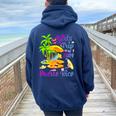 Girls Trip 2024 Beach Vacation Puerto Rico Beach Women Oversized Hoodie Back Print Forest
