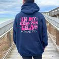 Groovy In My Senior Mom Era Class Of 2025 Senior Mom 2025 Women Oversized Hoodie Back Print Forest