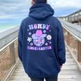 Kindergarten Teacher Rodeo Country Western Life Howdy Women Oversized Hoodie Back Print Forest