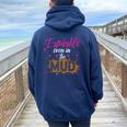 I Sparkle Even In Mud Team Girls Mud Run Princess Atv Women Oversized Hoodie Back Print Forest