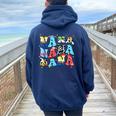 Toy Nana Story Fathers Day Women Women Oversized Hoodie Back Print Forest