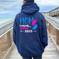 Mamma 2025 Loading Sarò 2025 Mamma Felpa con cappuccio oversize da donna con stampa posteriore Navy Blue