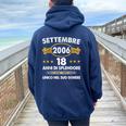 Settembre 2006 18 Anni Compleanno Ragazza Ragazzo 2006 Felpa con cappuccio oversize da donna con stampa posteriore Navy Blue